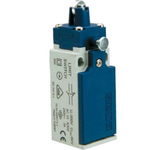 Изображение товара Концевой линейный выключатель быстрого переключения Emas с фиксацией 3-х направленный, 240В, 3А L5K13MUM331R