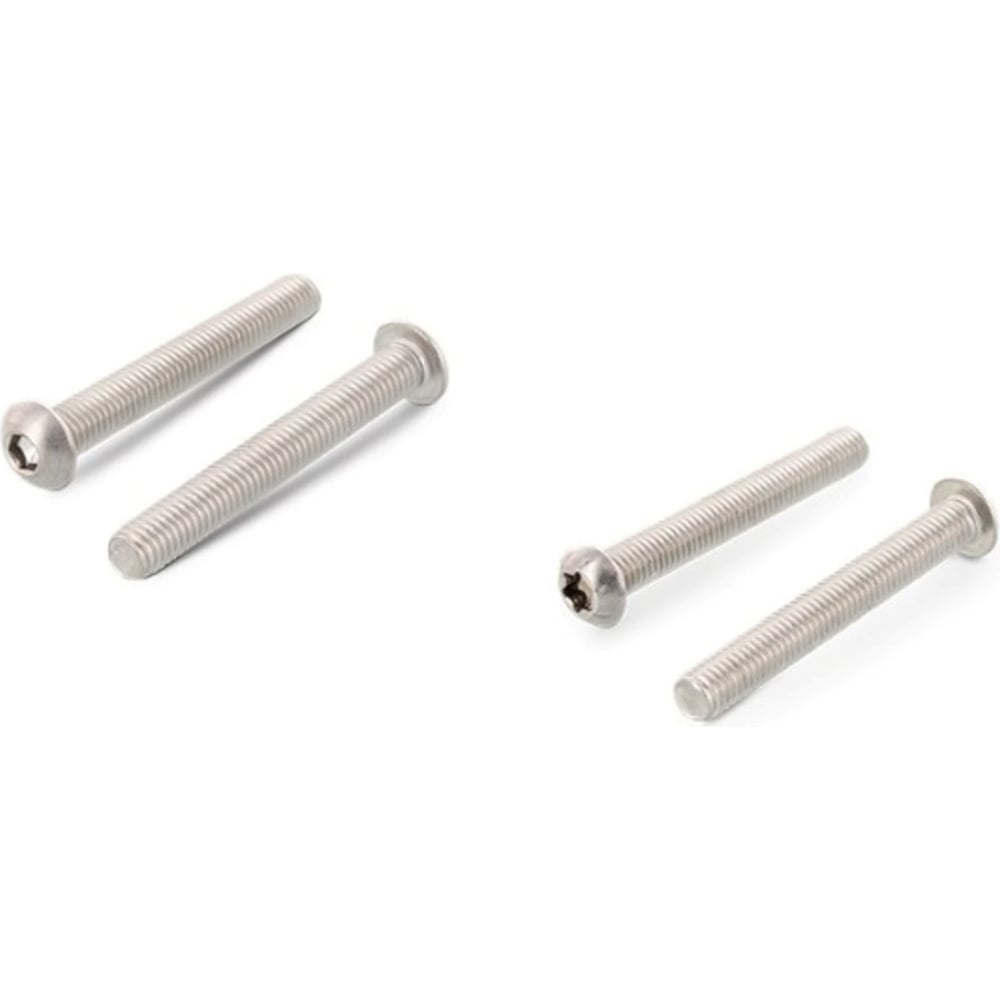 Изображение товара Винт ЦКИ ISO7380 М4х20 из нержавеющей стали А2 50 шт.