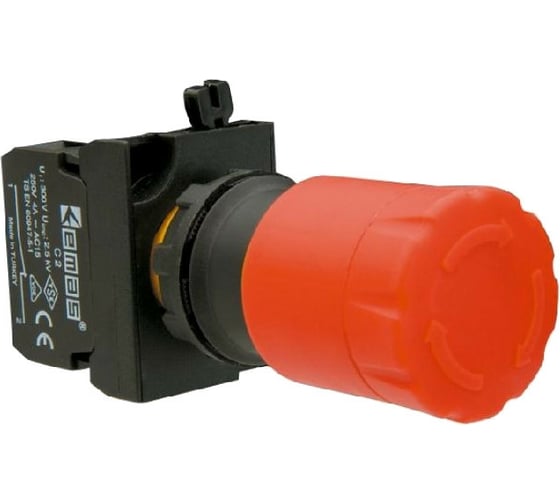 Изображение товара Аварийная кнопка Emas Грибок 30 мм, возврат поворотом CP200E30