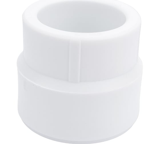 Изображение товара Муфта переходная VALFEX PP-R белая, 90х63 мм, вн/нр пайка 10009063 127-0293