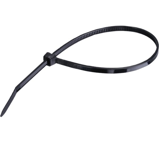 Изображение товара Хомут стяжка нейлоновая SUPRLAN 4,8х300мм черная UV /100pcs/ 06-1013