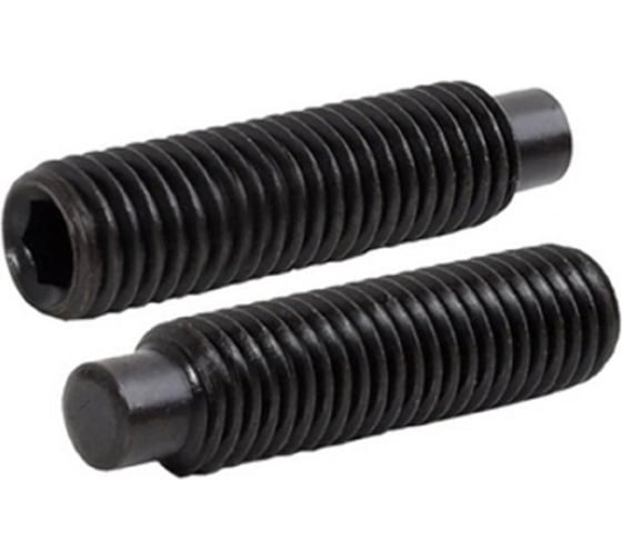 Изображение товара Винт установочный ЦКИ DIN915 М6х40 45H, оксидированный, HEX 3.0 10 шт. 38112