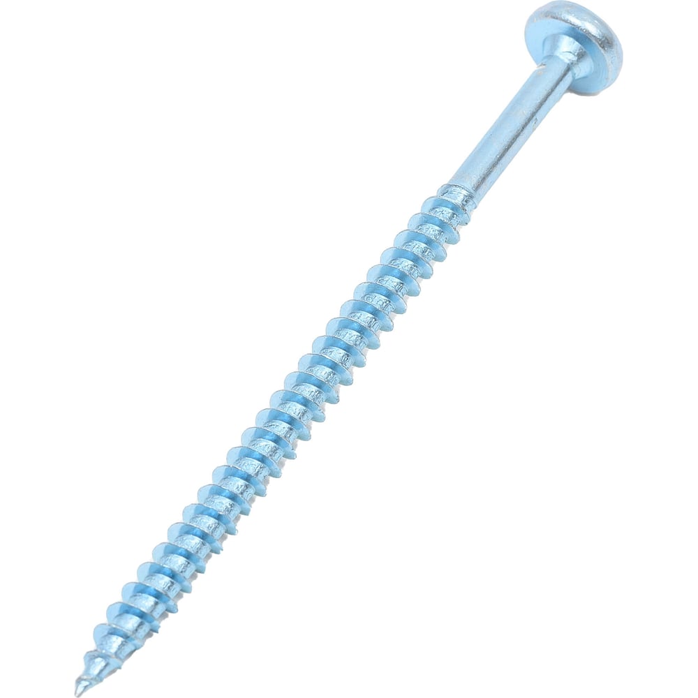 Изображение товара Саморез ЦКИ универсальный, скругленный, 5х80, цинк, Pz 2 40 шт. 18963