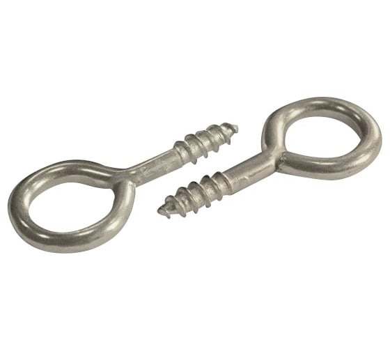 Изображение товара Шуруп-кольцо ЦКИ 6.0х60, цинк, 20 шт. 5382107