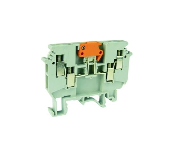 Изображение товара Клемма винтовая с ножевым расцепителем UPUN UKJ-4/2×2SK медная, 80 шт 11035