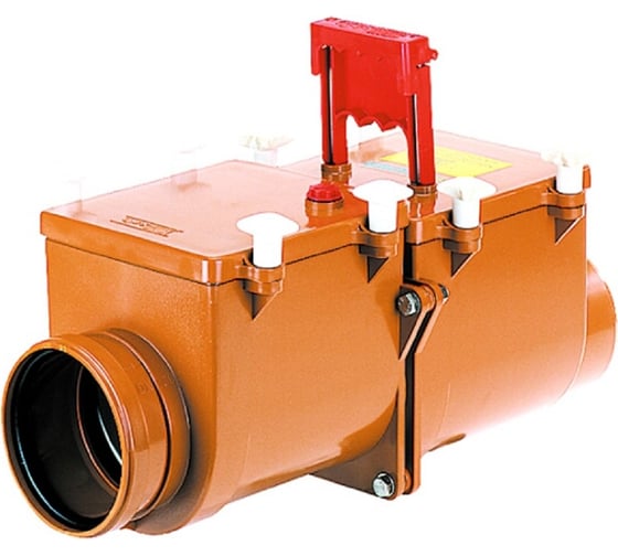 Изображение товара Двухкамерный канализационный затвор (с фиксатором) HL DN110 710.2 HL 710.2