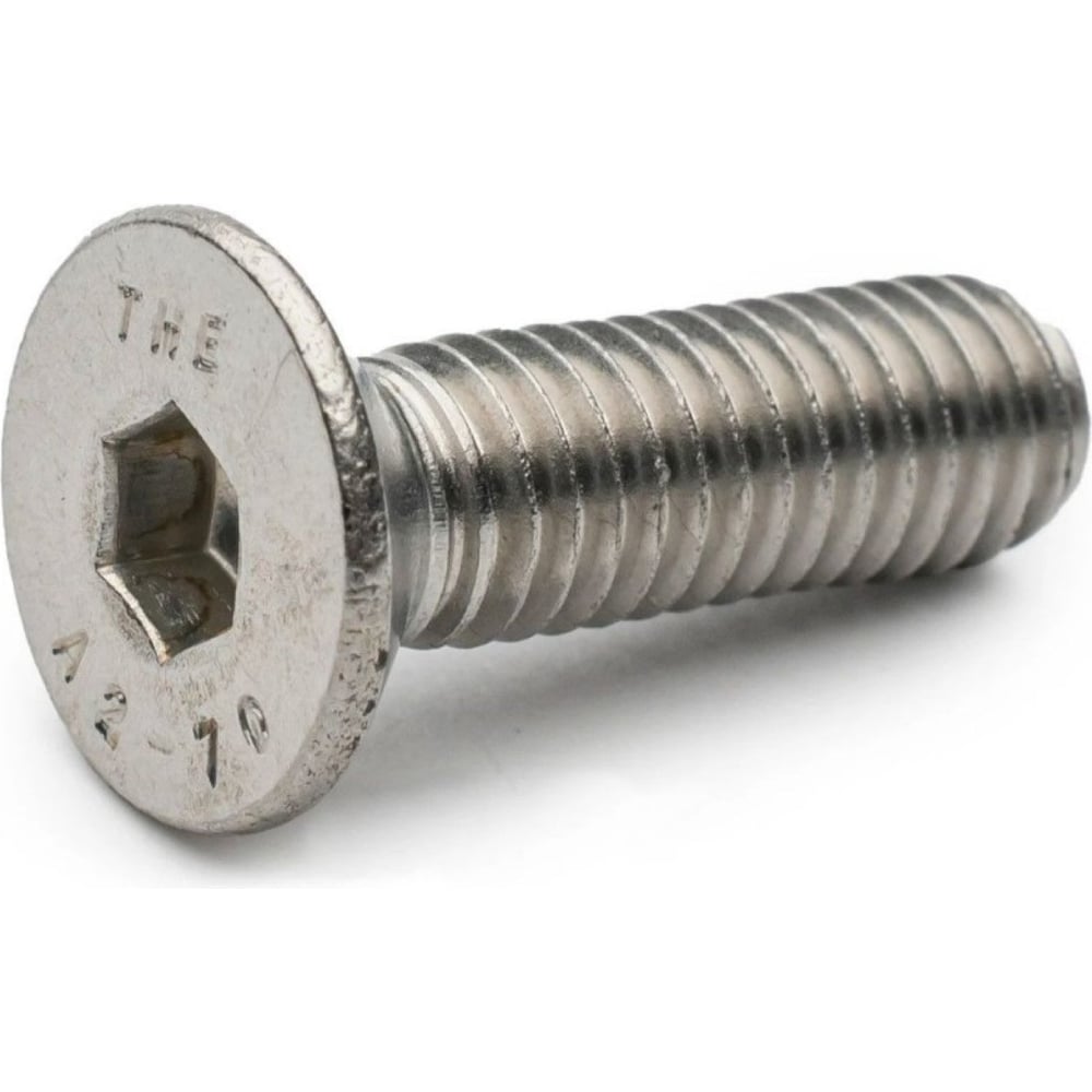 Изображение товара Винт Море-Метизов DIN 7991 А2 M8x45 мм, 250 шт, цинк, полная резьба