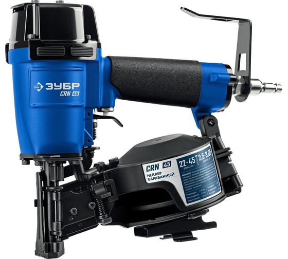 Изображение товара Пневматический кровельный нейлер для барабанных гвоздей ЗУБР Профессионал CRN-45 31920