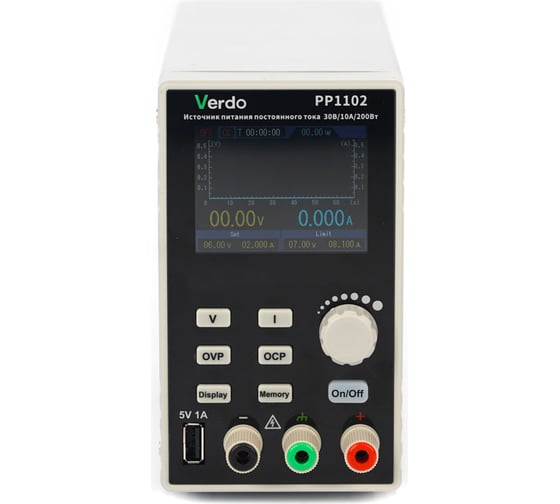 Изображение товара Источник питания VERDO PP1101 30В, 5А, 150 Вт PP110100