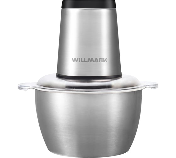 Изображение товара Измельчитель Willmark WMC-7290SS 550 Вт, чаша 2 л из нержавеющей стали, 2 скорости, нескользящее основание 2001449