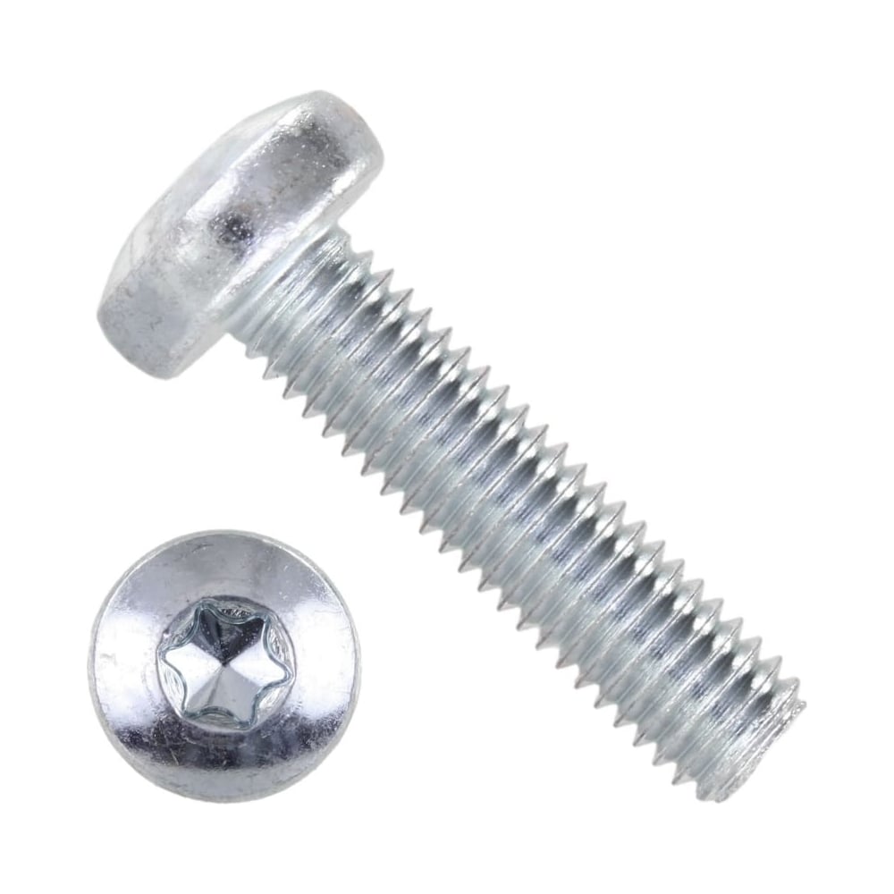 Изображение товара Винт ЦКИ DIN 7985 М3х6 цинк 100 шт. - надежный крепеж для строительных и монтажных работ