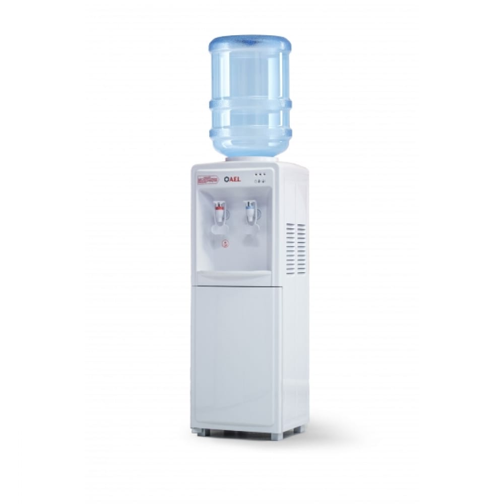 Кулер для воды AEL раздатчик воды lesoto 300 t g под бутыль 19 л без нагрева и охлаждения белый