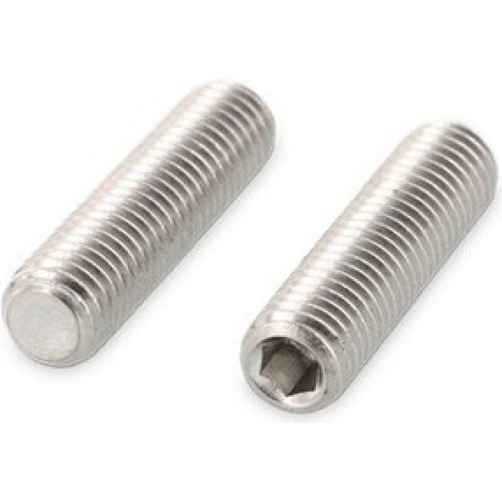 Изображение товара Винт установочный ЦКИ DIN 913 М2х6 A2 HEX 0.9 40 шт