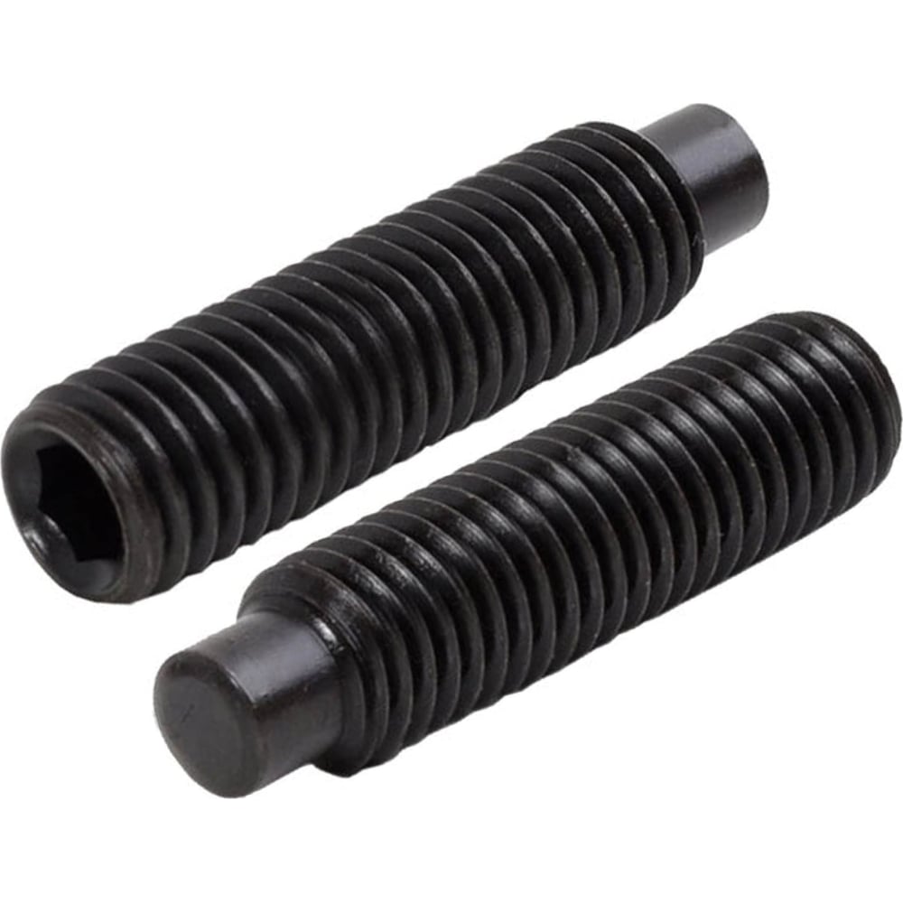 Изображение товара Винт установочный ЦКИ DIN 915 М6х20 45H оксид 10 шт