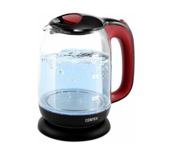 Изображение товара Чайник Centek Vancouver стекло, 1.8л CT-0034 Black