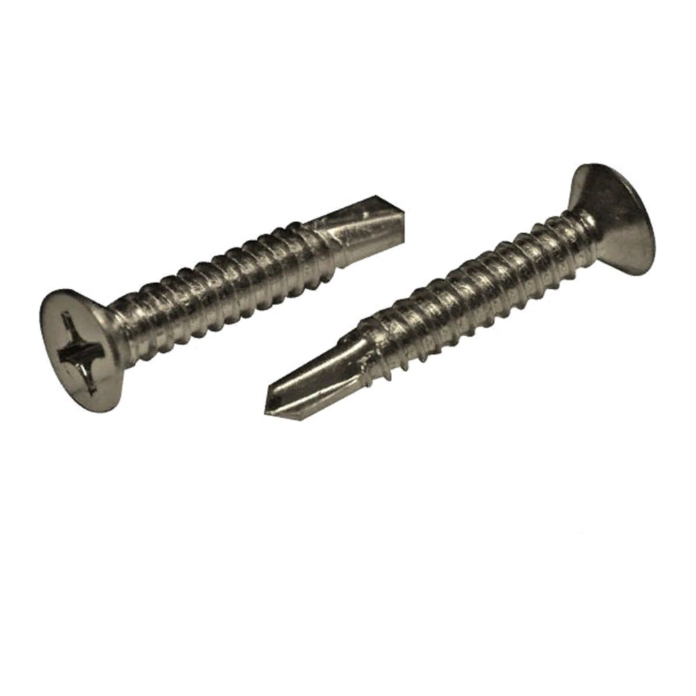 Изображение товара Саморез ЦКИ DIN 7504-O JP82 6.3х25, упаковка 100 шт с диагональным шлицом