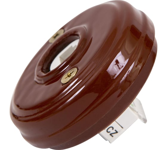 Изображение товара Розетка МЕЗОНИНЪ компьютерная RJ45, цвет - коричневый, БЕЗ КОЛЬЦА GE70341-04k