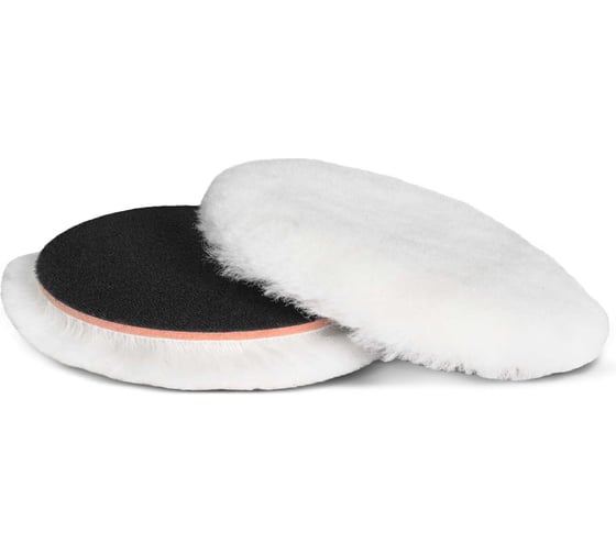 Изображение товара Полировальный круг из меха SCHOLL Concepts Premium Pad TopWool M 135 мм, 2 шт. 20543