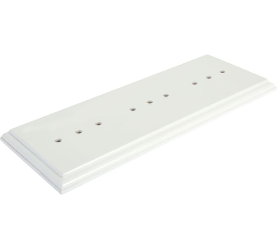 Изображение товара Подложка МЕЗОНИНЪ трехместная "Престиж", цвет - белый GE70718-01