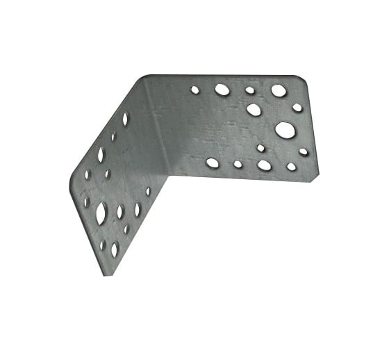 Изображение товара Перфорированная угловая пластина ЦКИ 50х50х35х2.0 мм, цинк, 20 шт. 4720