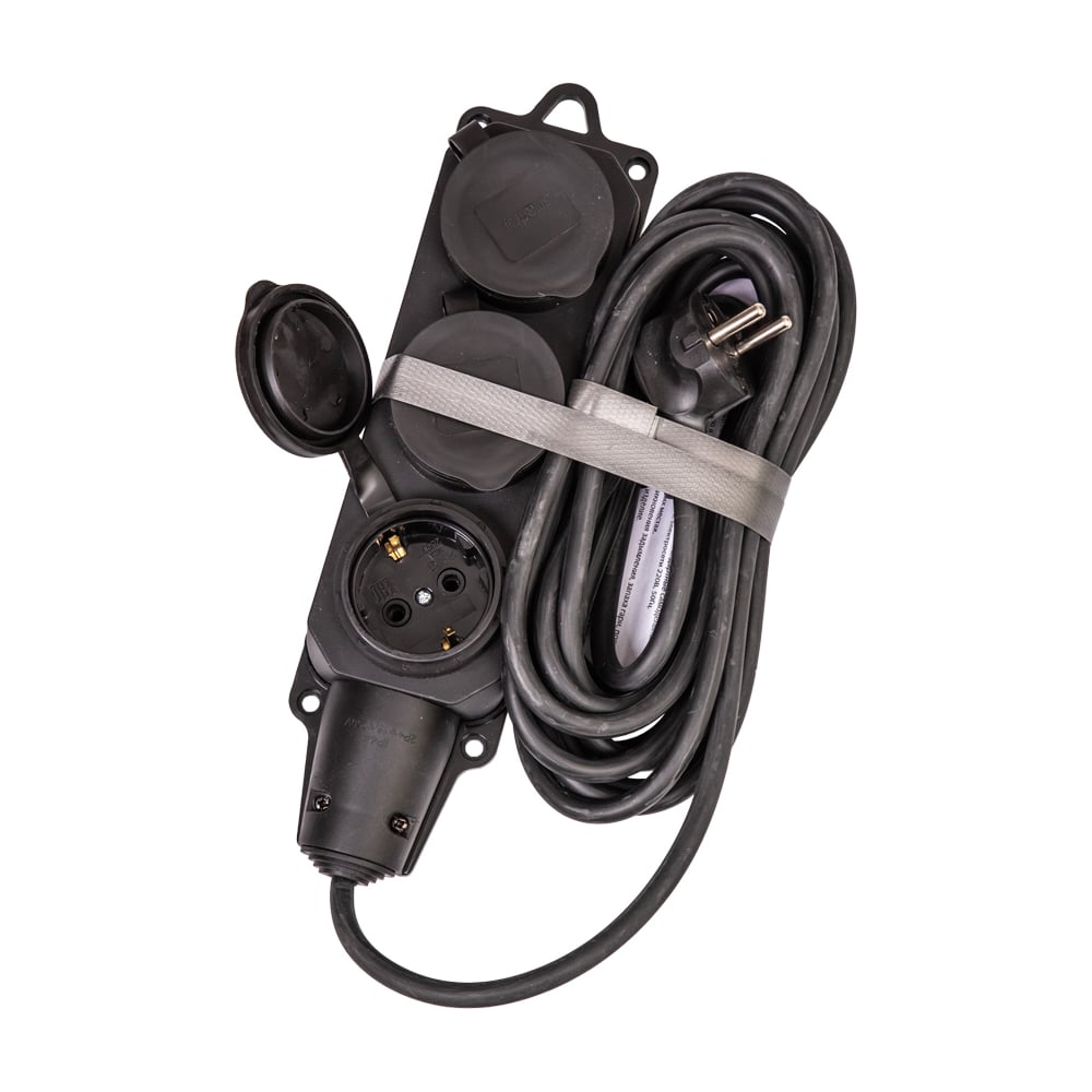 Изображение товара Удлинитель-колодка КОСМОС 5м 3 гнезда IP44 16A