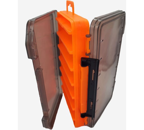 Изображение товара Коробка для воблеров двухсторонняя GFish 17300, оранжевая ns17300red