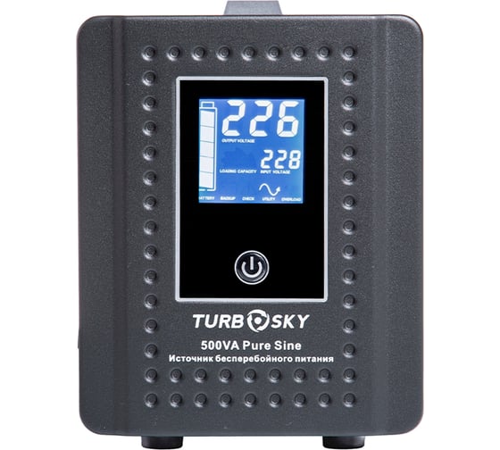 Изображение товара ИБП Turbosky 500VA Pure Sine 344