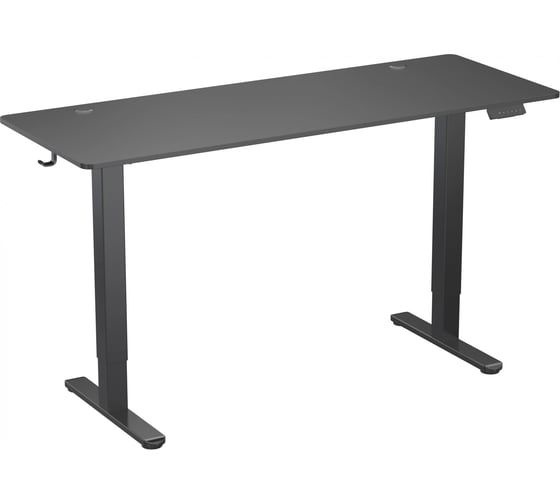 Изображение товара Стол для компьютера CACTUS CS-EDL-BBK столешница ДСП, черный каркас/черный 1994084