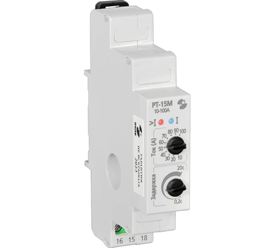 Изображение товара Реле тока Реле и Автоматика, РТ-15М 10-100А, встроенный датчик тока A8222-77137932
