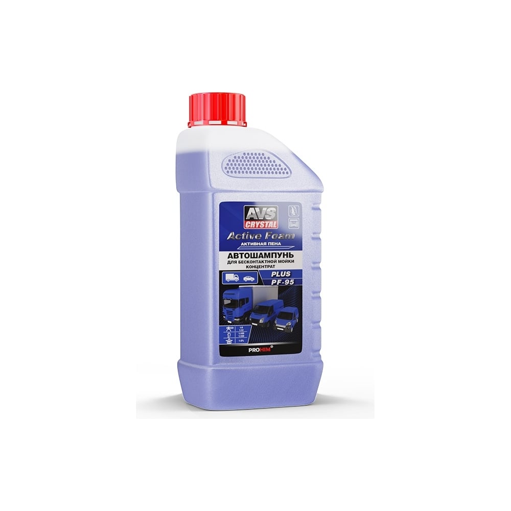 Изображение товара Автошампунь AVS A40596S PF-95 PLUS 1 л для бесконтактной мойки