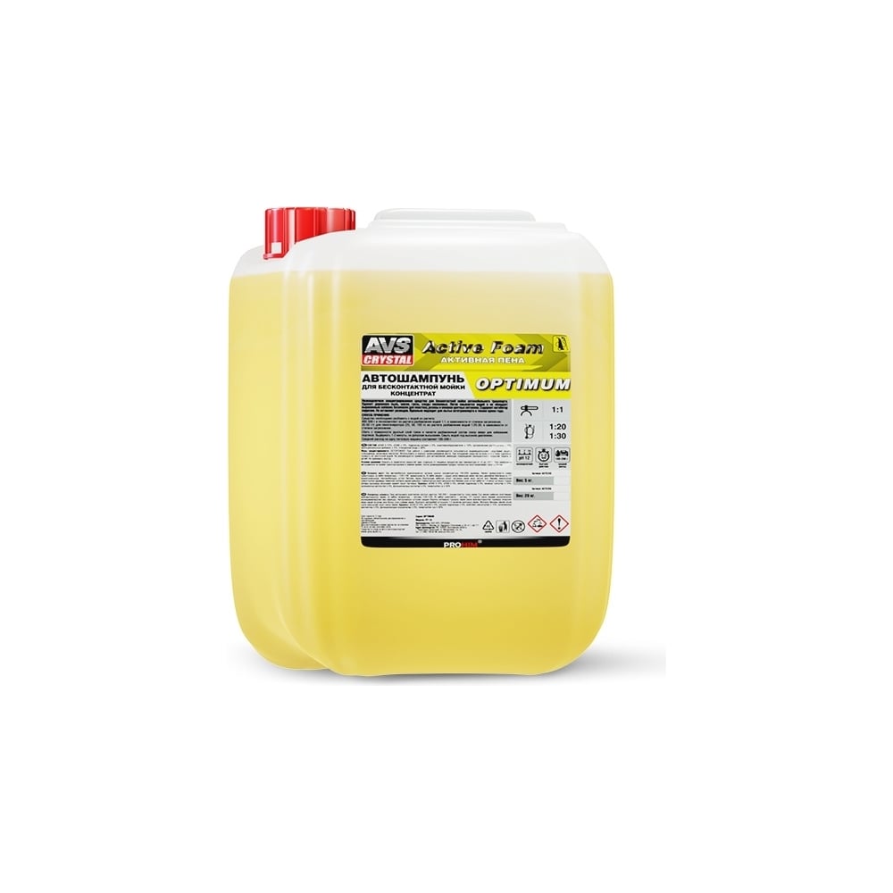 Изображение товара Автошампунь для бесконтактной мойки AVS Active Foam 1:1 PF-10 OPTIMUM 5 кг Прохим A07534S