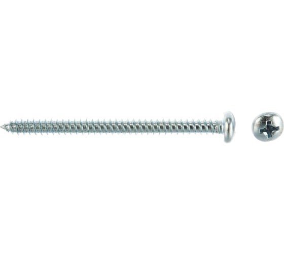 Изображение товара Саморез ЦКИ din7981 3.9х50 остроконечный ц 500шт. 4528