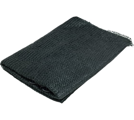 Изображение товара Сетка затеняющая 2х5 м, затенение 35%, зеленая, с клипсами Мегапласт 1615