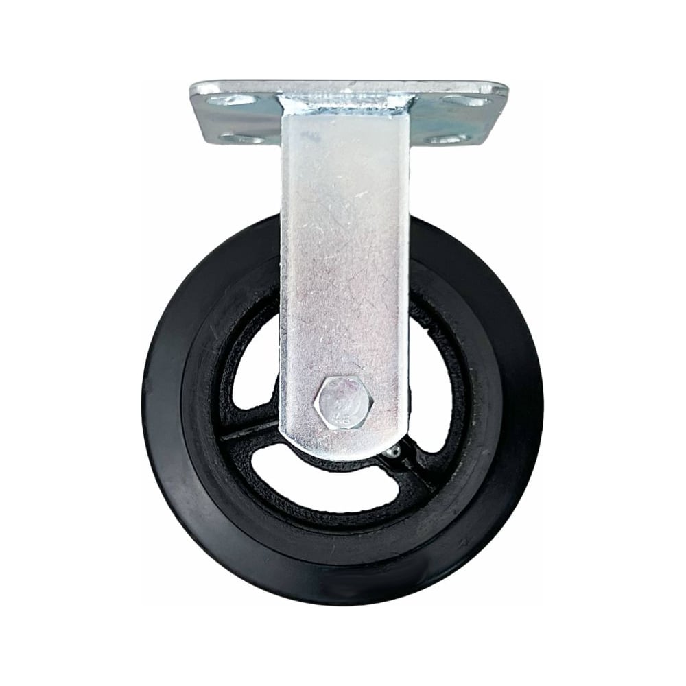 Изображение товара Опора неповоротная колесная большегрузная 200x50 мм, резина черная FCd80 HITCH SZ085002