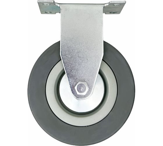 Изображение товара Опора неповоротная колесная 120x26 мм, резина серая FCg54 HITCH SZ084848