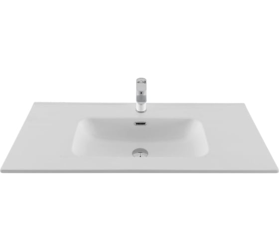 Изображение товара Раковина-столешница Aquanet Flat 100 белый матовый 00330426