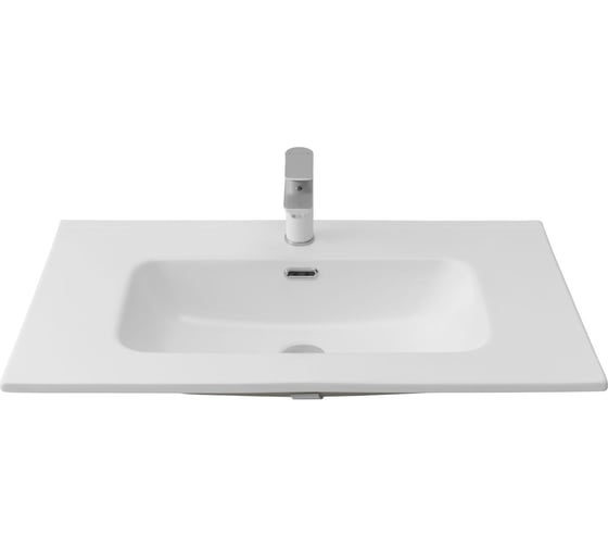 Изображение товара Раковина-столешница Aquanet Flat 80 белый матовый 00330431