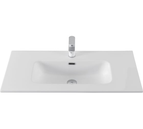 Изображение товара Раковина-столешница Aquanet Flat 90 белый матовый 00330432