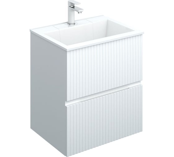 Изображение товара Тумба Aquanet Джейн 60 цвет белый матовый 00313284