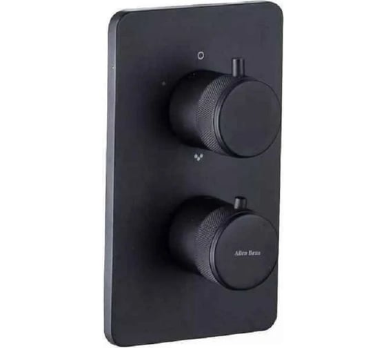 Изображение товара Термостат ALLEN BRAU 5.31314-31 PRIORITY V.3 Vernet без дополнительного оборудования, Easy box, чёрный матовый 00314368