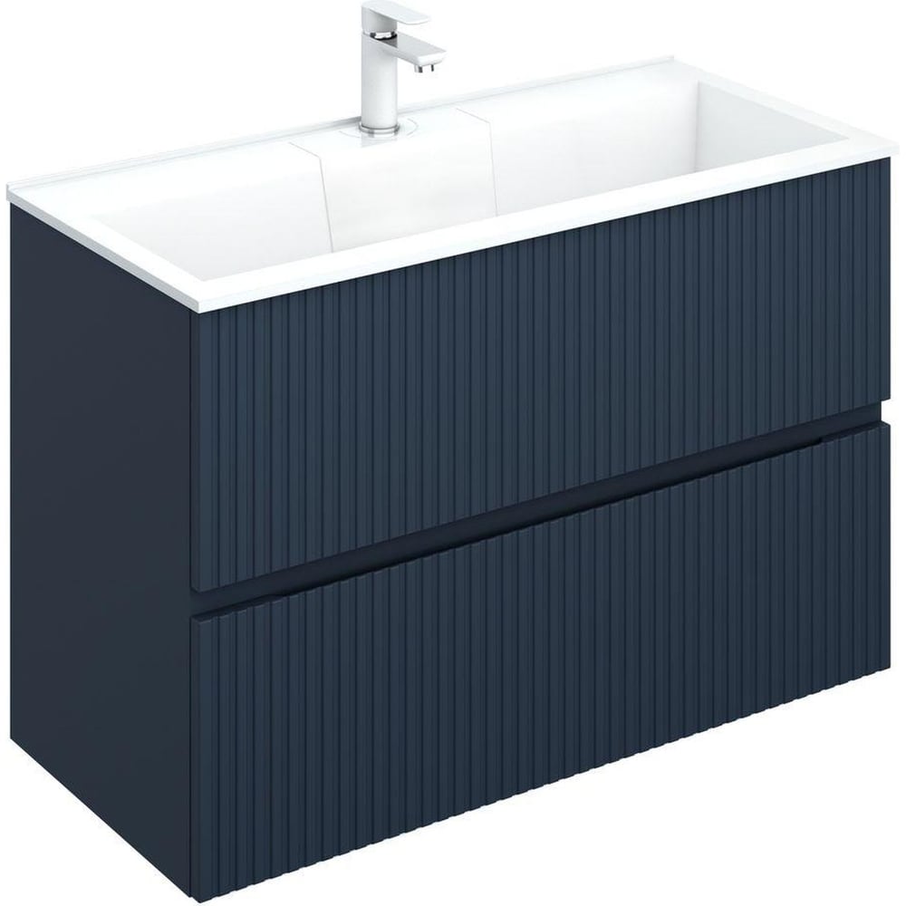 Изображение товара Тумба Aquanet Джейн 100 маренго - современная мебель для ванной