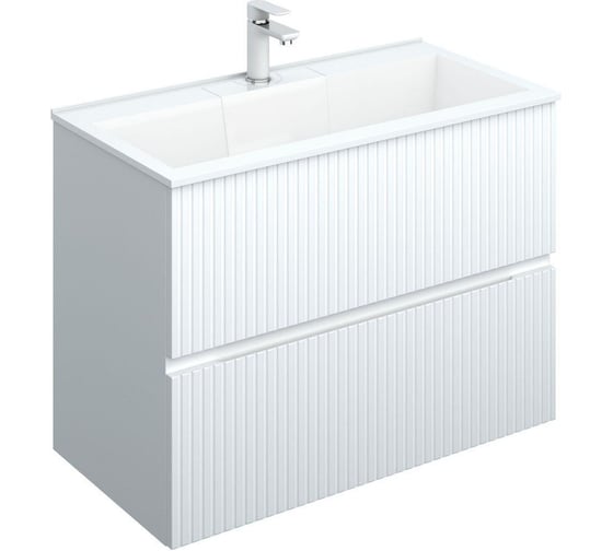 Изображение товара Тумба Aquanet Джейн 90 цвет белый матовый 00313287