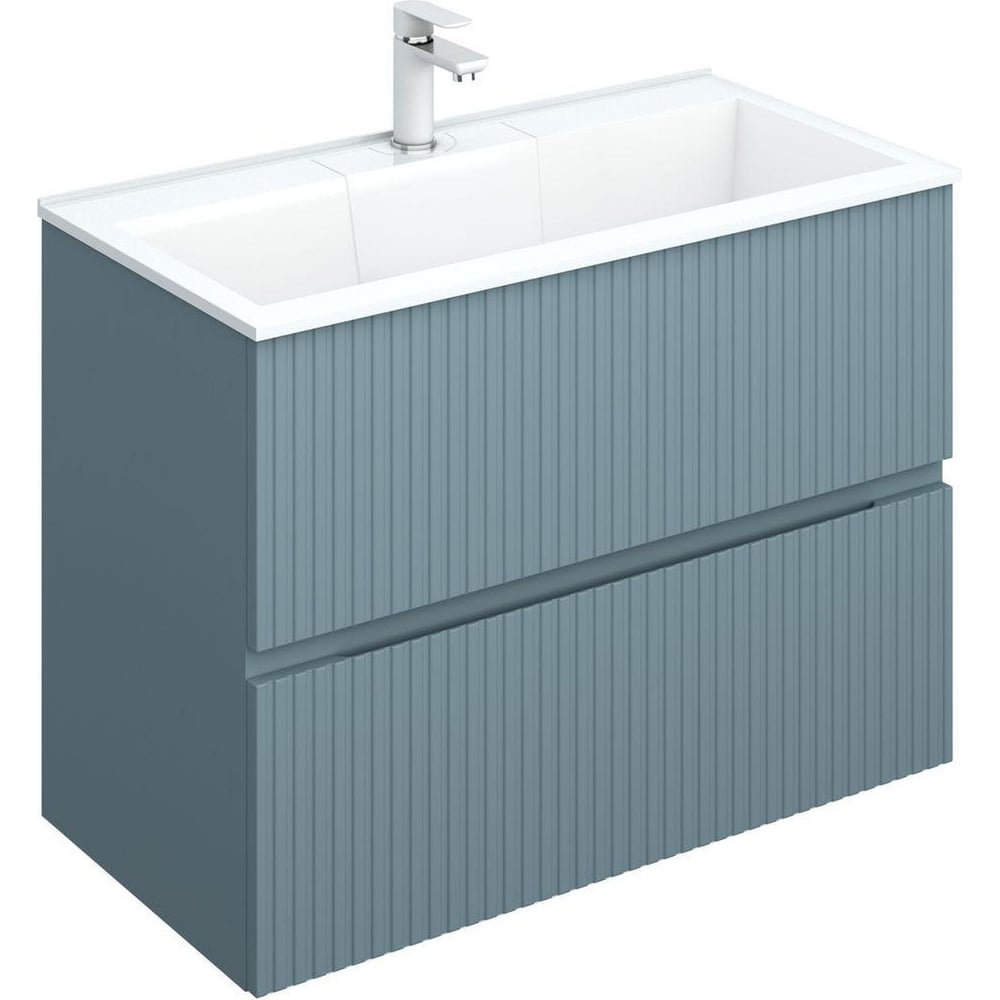 Изображение товара Тумба Aquanet Джейн 90 цвет мисти грин современная мебель для ванной