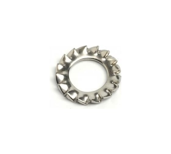 Изображение товара Стопорная шайба ЦКИ DIN6798 A М5х9 зубчатая, цинк, 250 шт. 1170