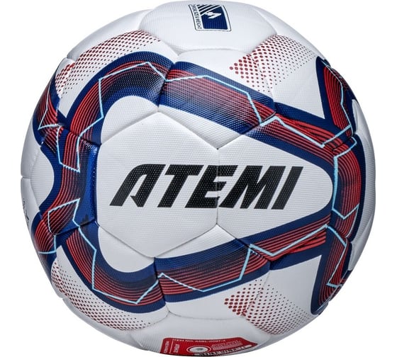 Изображение товара Мяч футбольный ATEMI ATTACK MATCH, синтетическая кожа ПУ, Hybrid stitching, р.4, окружность 65-66 00-00010257