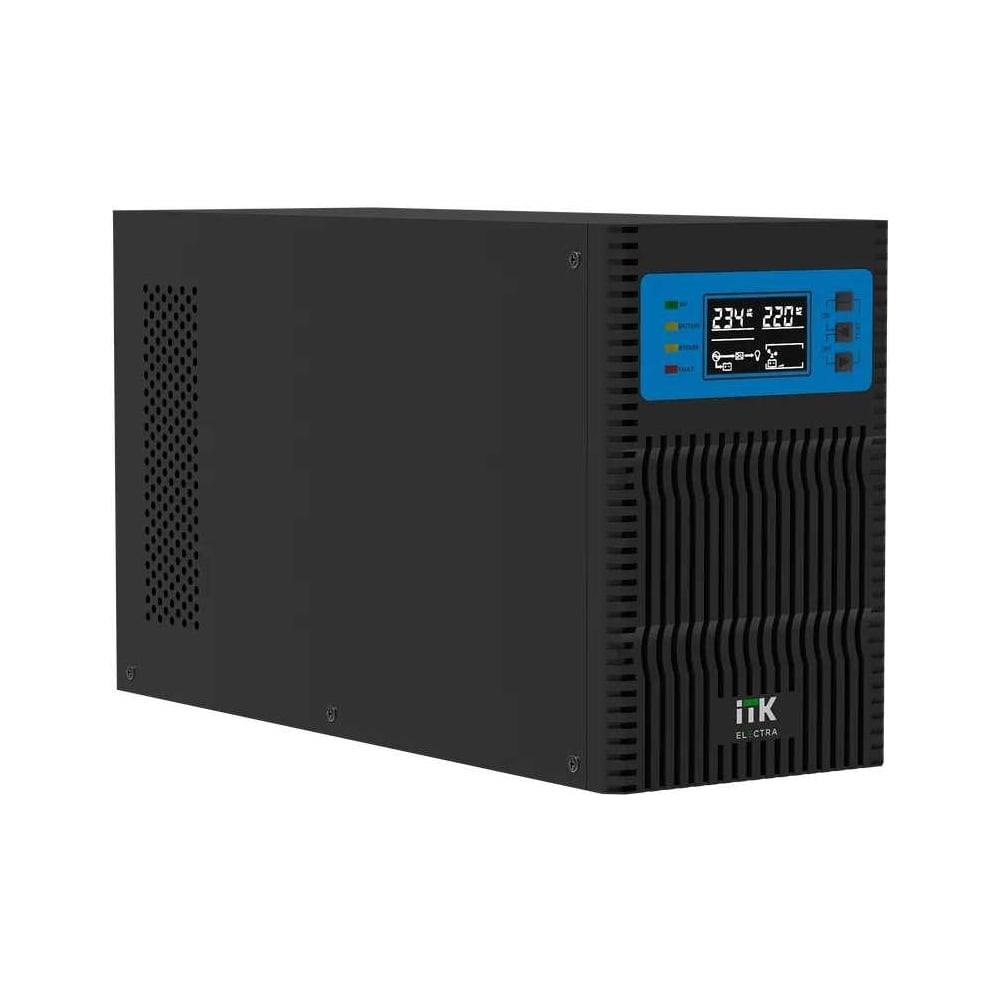 Источник бесперебойного питания ITK ELECTRA OT 1кВА/1кВт, LCD, 24VDC, с АКБ, 2x9AH EOT-0001KVA-1-002