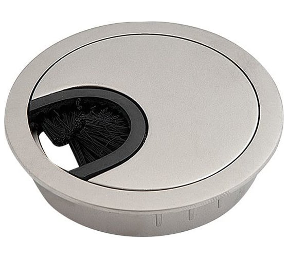 Изображение товара Заглушка кабель-канала GTV металлическая D-60 мм алюминий PM-LBFI60-05