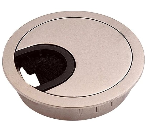 Изображение товара Заглушка кабель-канала GTV металлическая D-80 мм сатин PM-LBFI80-02