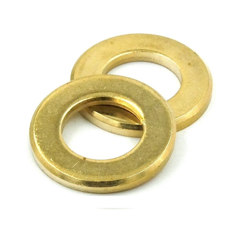 Изображение товара Плоская латунная шайба DIN 125 M16 100 шт Mоре-Метизов