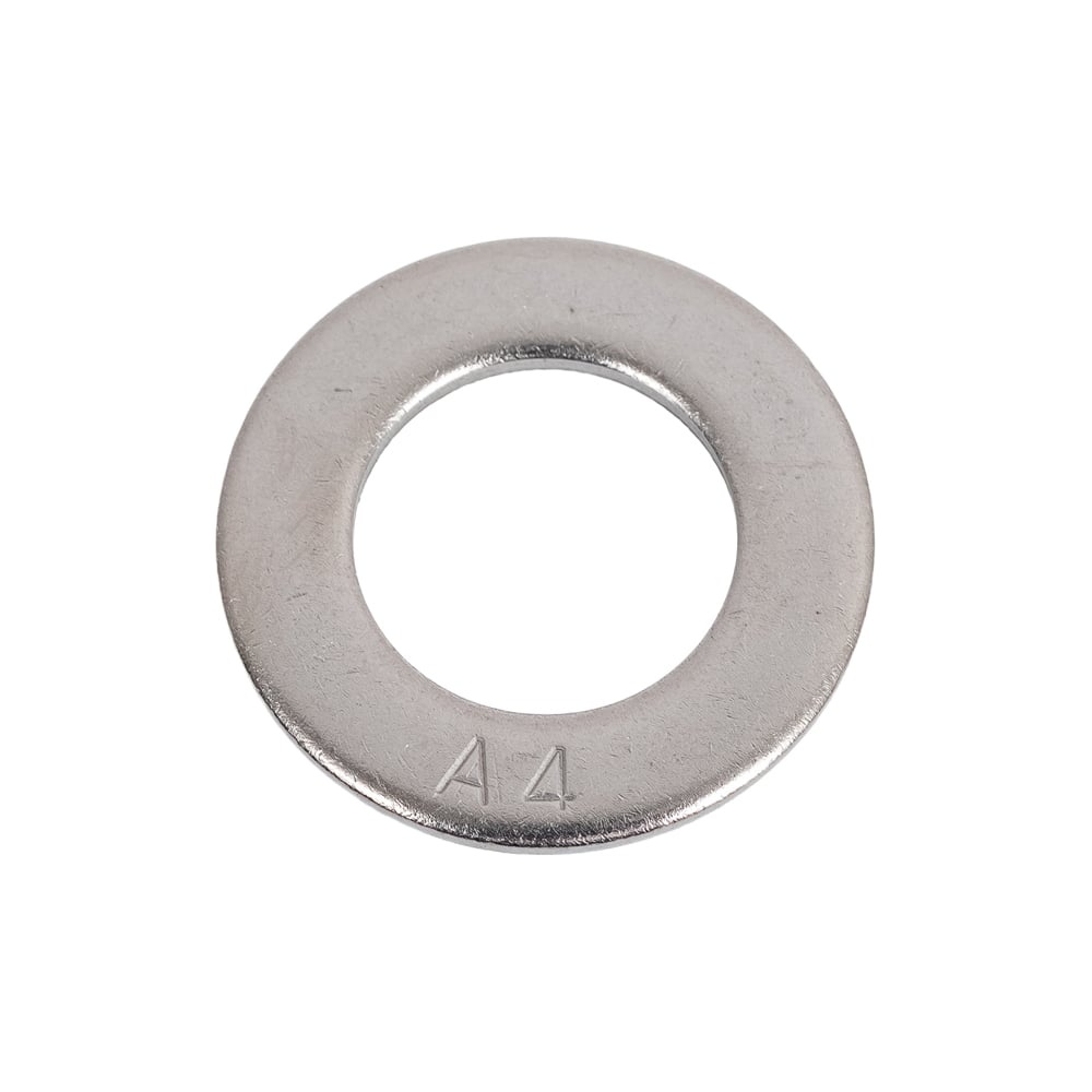 Изображение товара Плоская шайба DIN 125 А4 M20, нержавеющая сталь, цинк, 25 шт
